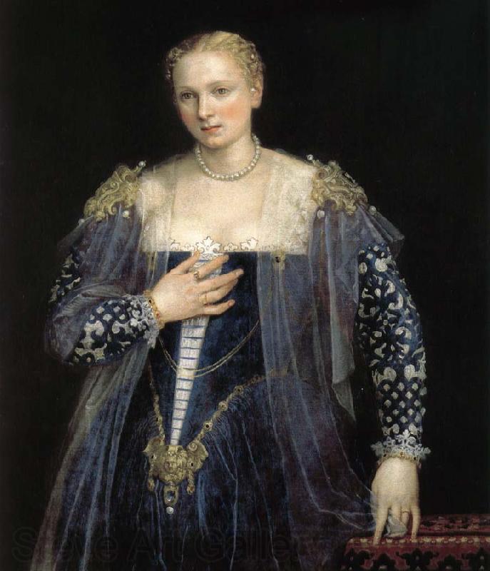 VERONESE (Paolo Caliari) Venice, a female aristocrat France oil painting art
